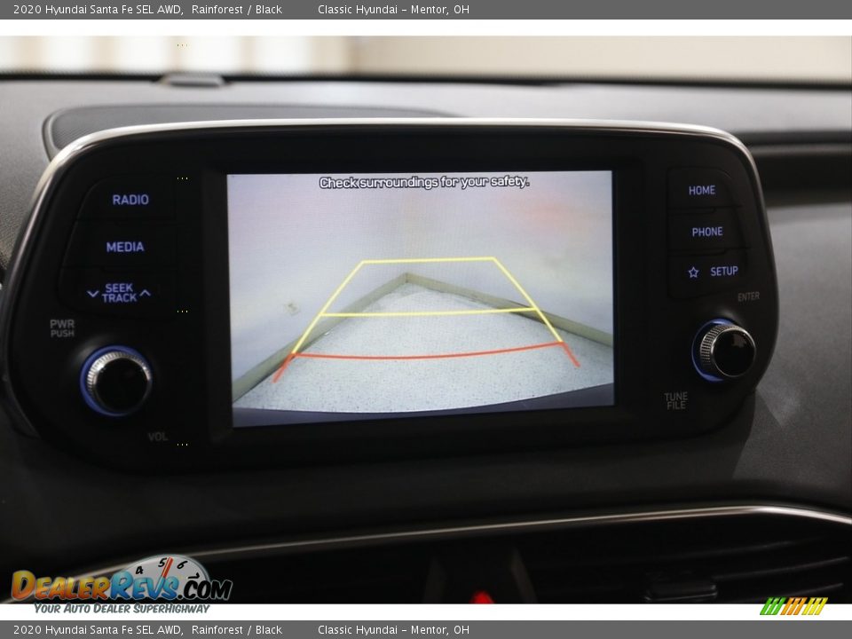 2020 Hyundai Santa Fe SEL AWD Rainforest / Black Photo #11