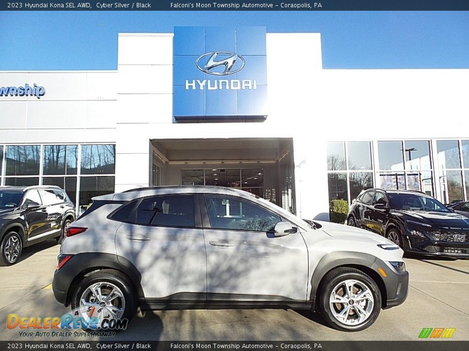 2023 Hyundai Kona SEL AWD Cyber Silver / Black Photo #1