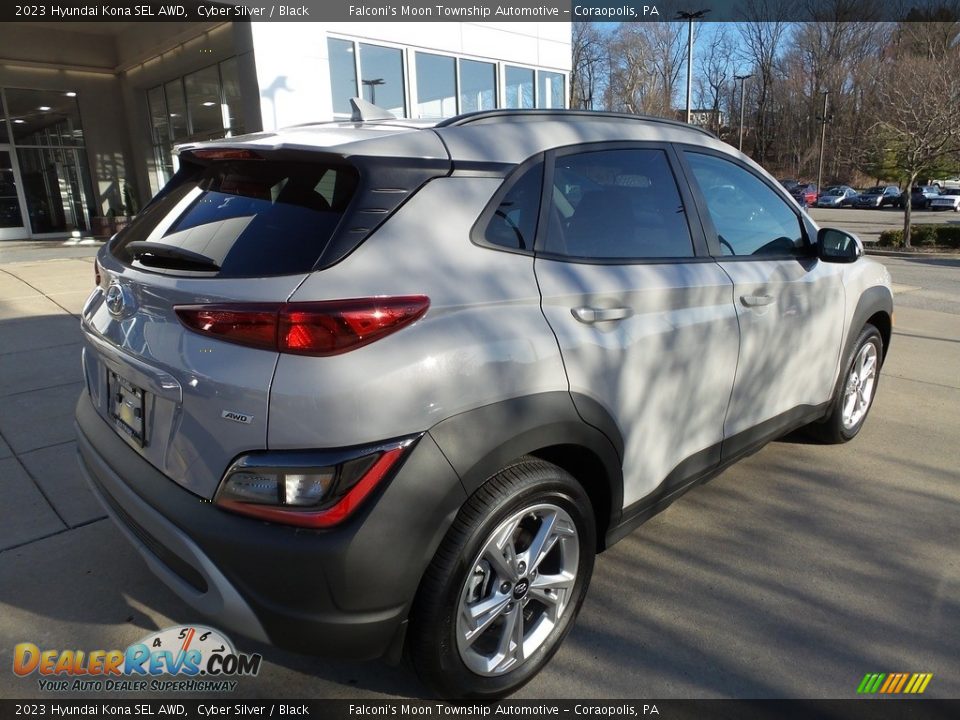 2023 Hyundai Kona SEL AWD Cyber Silver / Black Photo #2