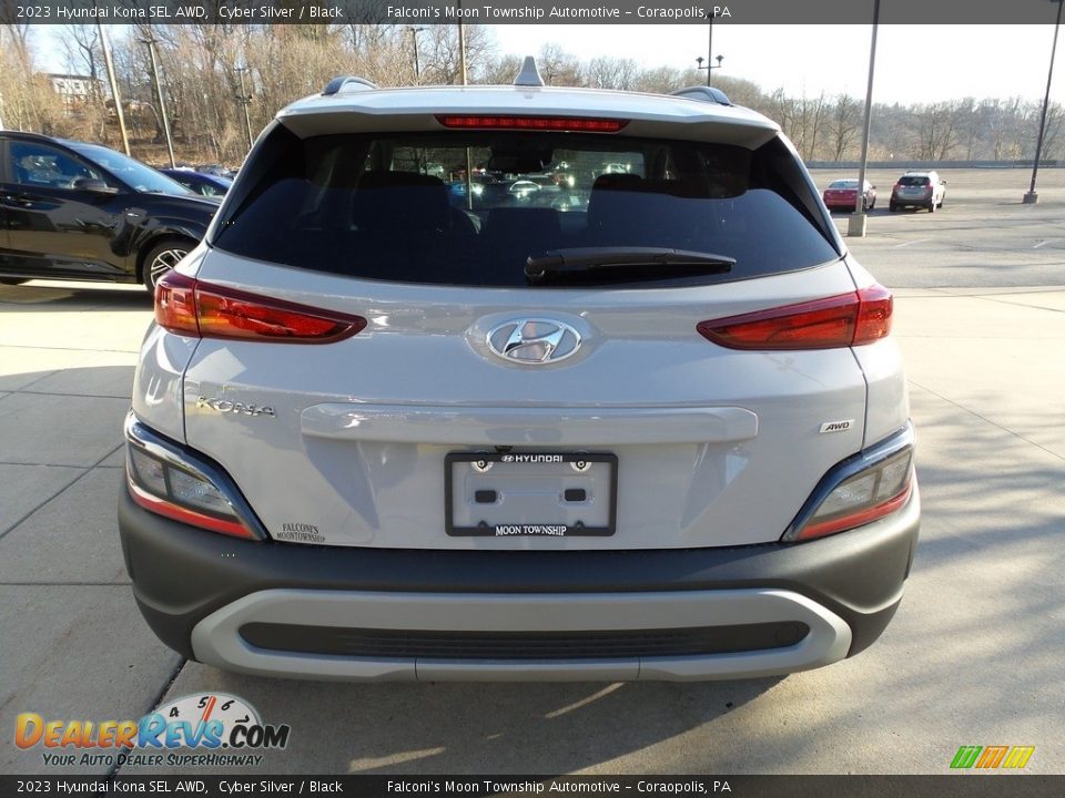 2023 Hyundai Kona SEL AWD Cyber Silver / Black Photo #3