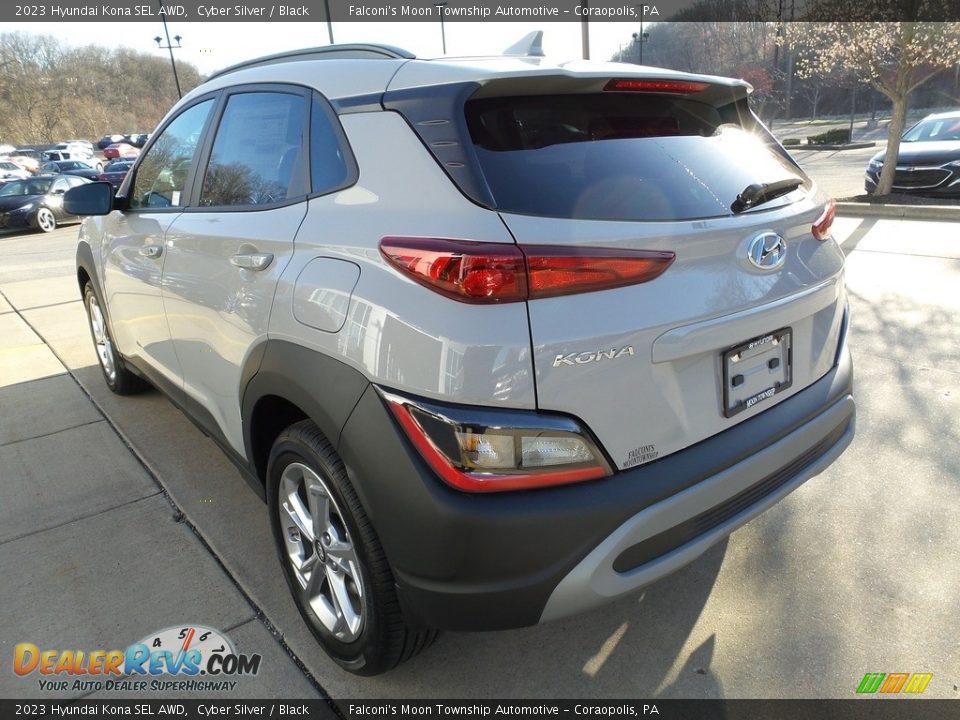 2023 Hyundai Kona SEL AWD Cyber Silver / Black Photo #5
