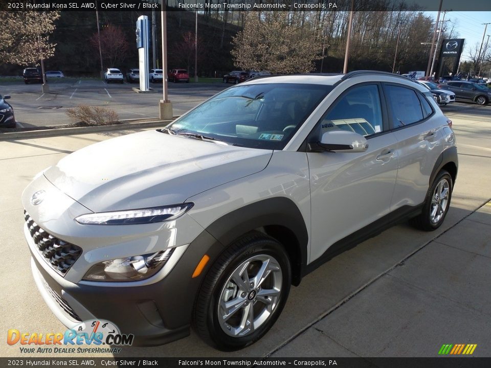 2023 Hyundai Kona SEL AWD Cyber Silver / Black Photo #6