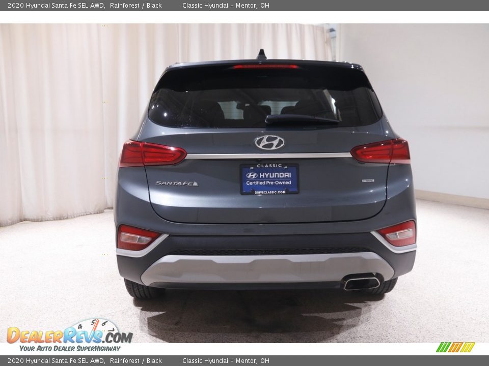 2020 Hyundai Santa Fe SEL AWD Rainforest / Black Photo #17
