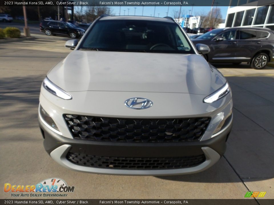 2023 Hyundai Kona SEL AWD Cyber Silver / Black Photo #7