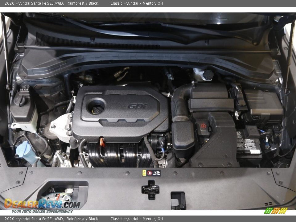 2020 Hyundai Santa Fe SEL AWD Rainforest / Black Photo #18