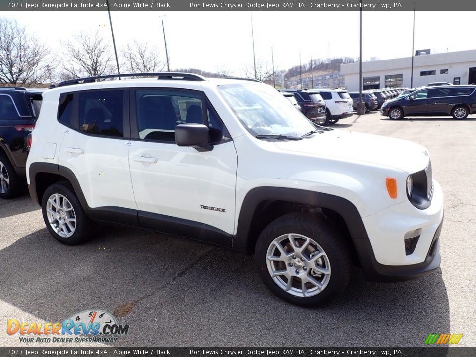 2023 Jeep Renegade Latitude 4x4 Alpine White / Black Photo #4