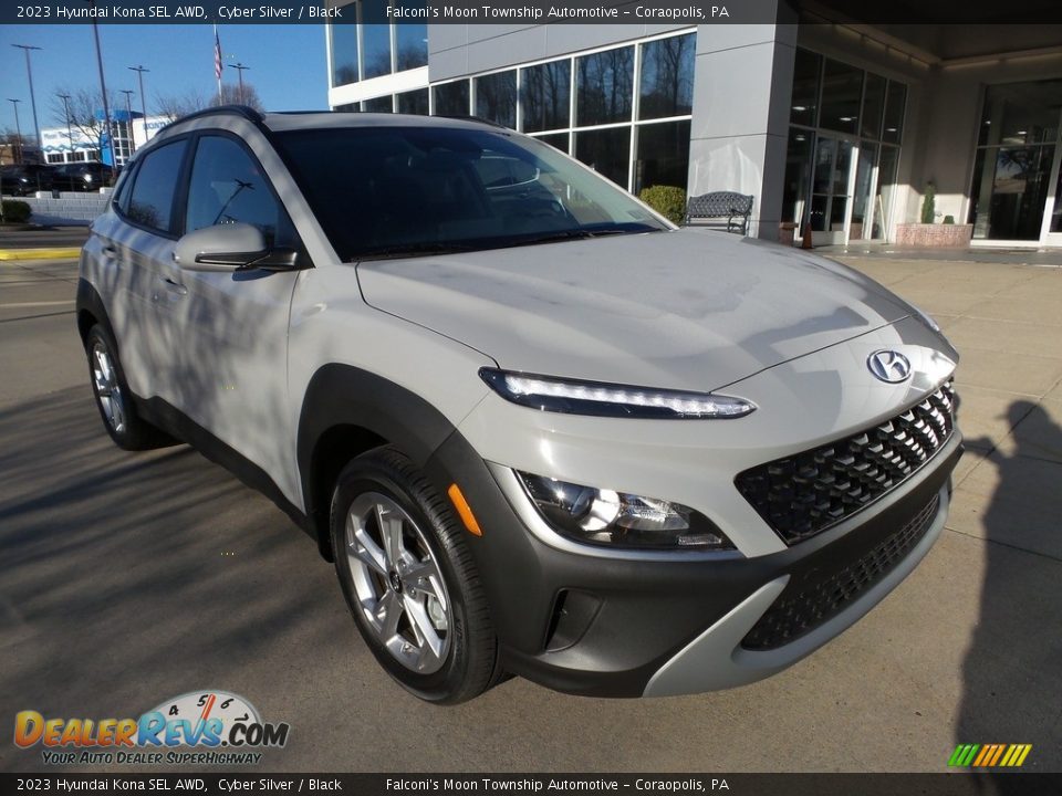 2023 Hyundai Kona SEL AWD Cyber Silver / Black Photo #8