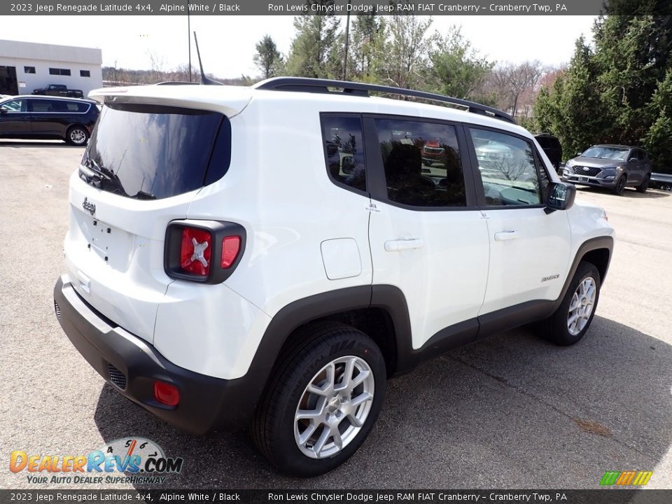 2023 Jeep Renegade Latitude 4x4 Alpine White / Black Photo #5