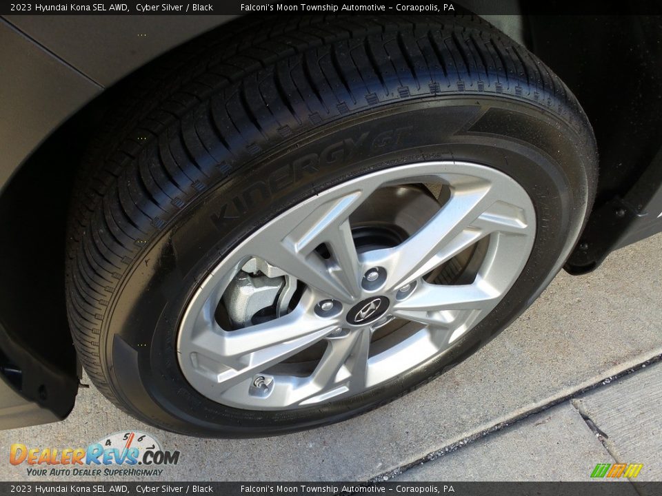 2023 Hyundai Kona SEL AWD Cyber Silver / Black Photo #9