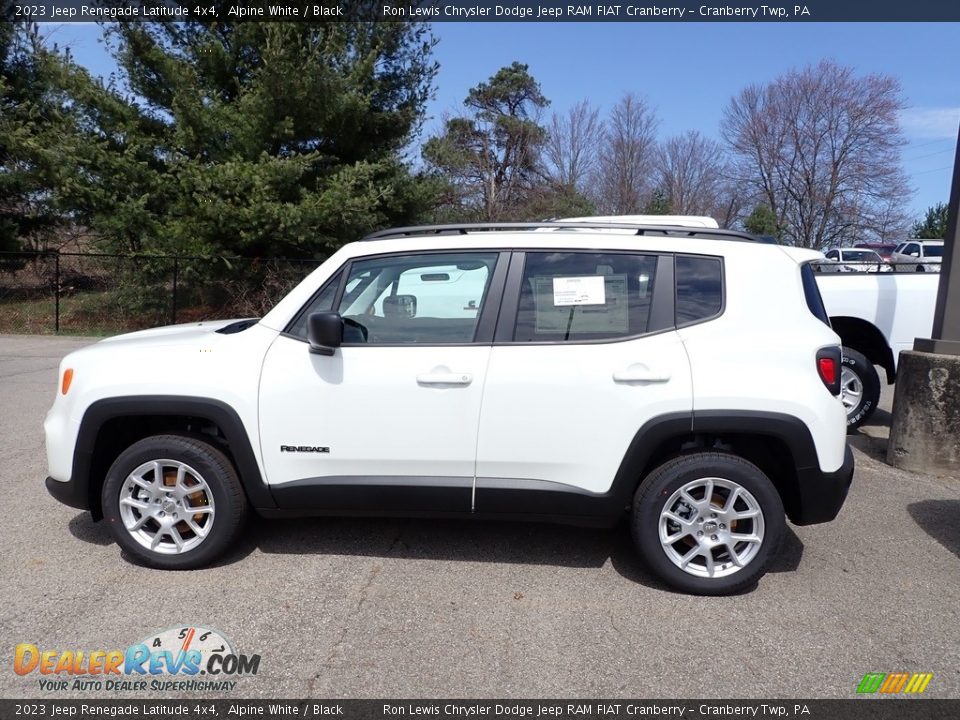 2023 Jeep Renegade Latitude 4x4 Alpine White / Black Photo #8