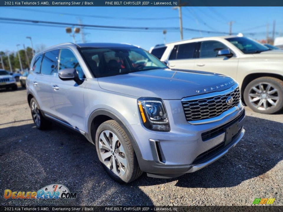 2021 Kia Telluride S AWD Everlasting Silver / Black Photo #3