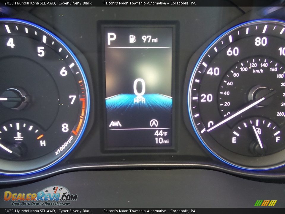2023 Hyundai Kona SEL AWD Cyber Silver / Black Photo #19