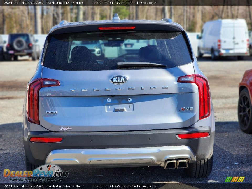 2021 Kia Telluride S AWD Everlasting Silver / Black Photo #8