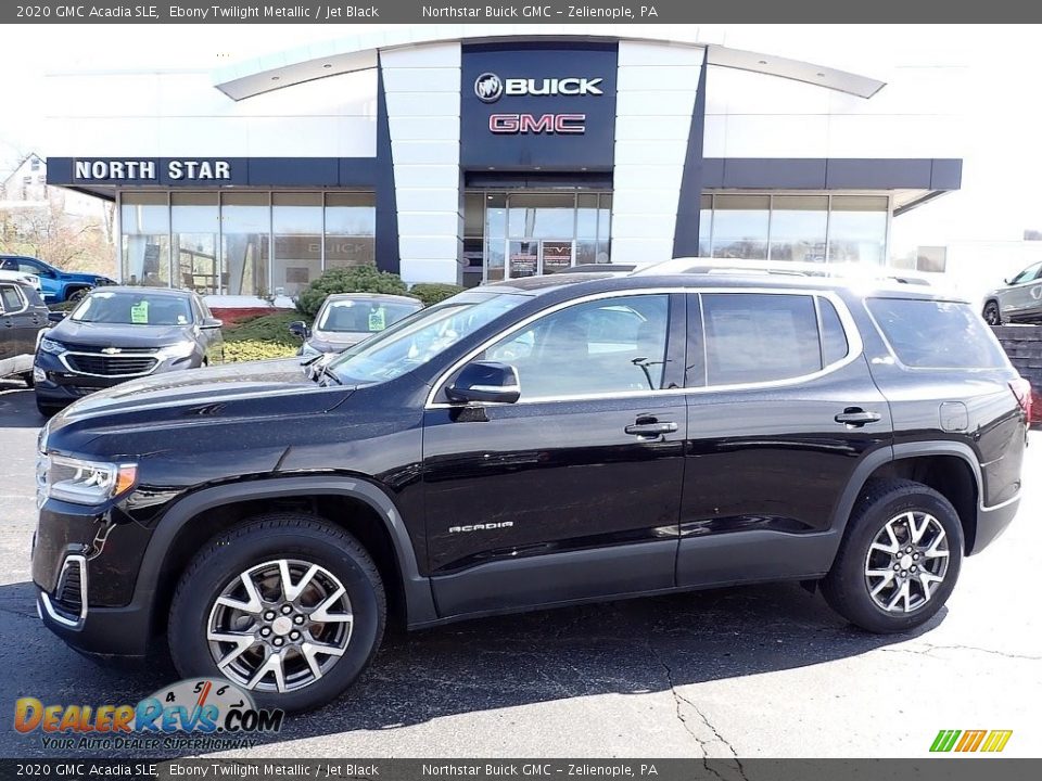 2020 GMC Acadia SLE Ebony Twilight Metallic / Jet Black Photo #1