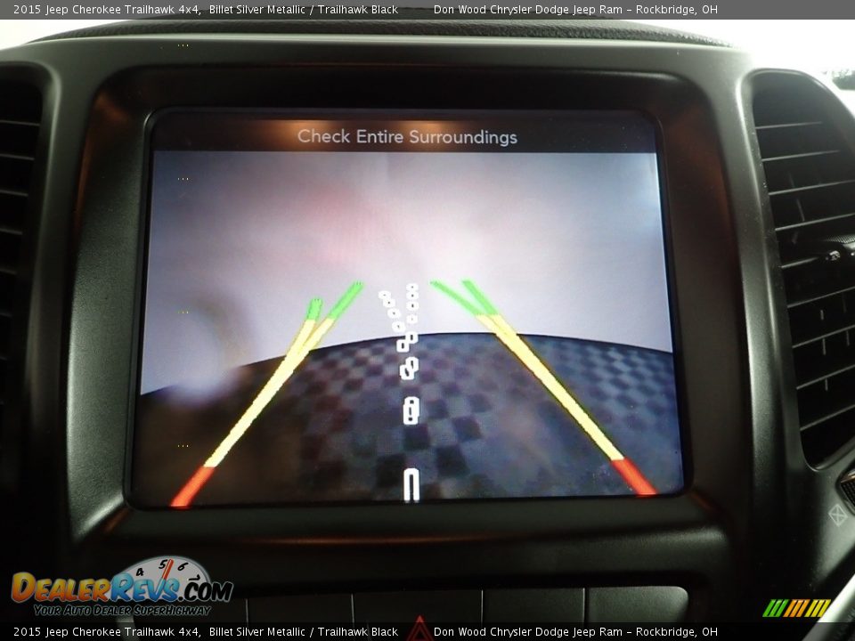 2015 Jeep Cherokee Trailhawk 4x4 Billet Silver Metallic / Trailhawk Black Photo #4