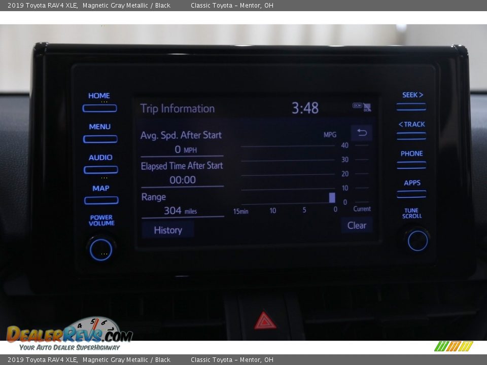 2019 Toyota RAV4 XLE Magnetic Gray Metallic / Black Photo #14