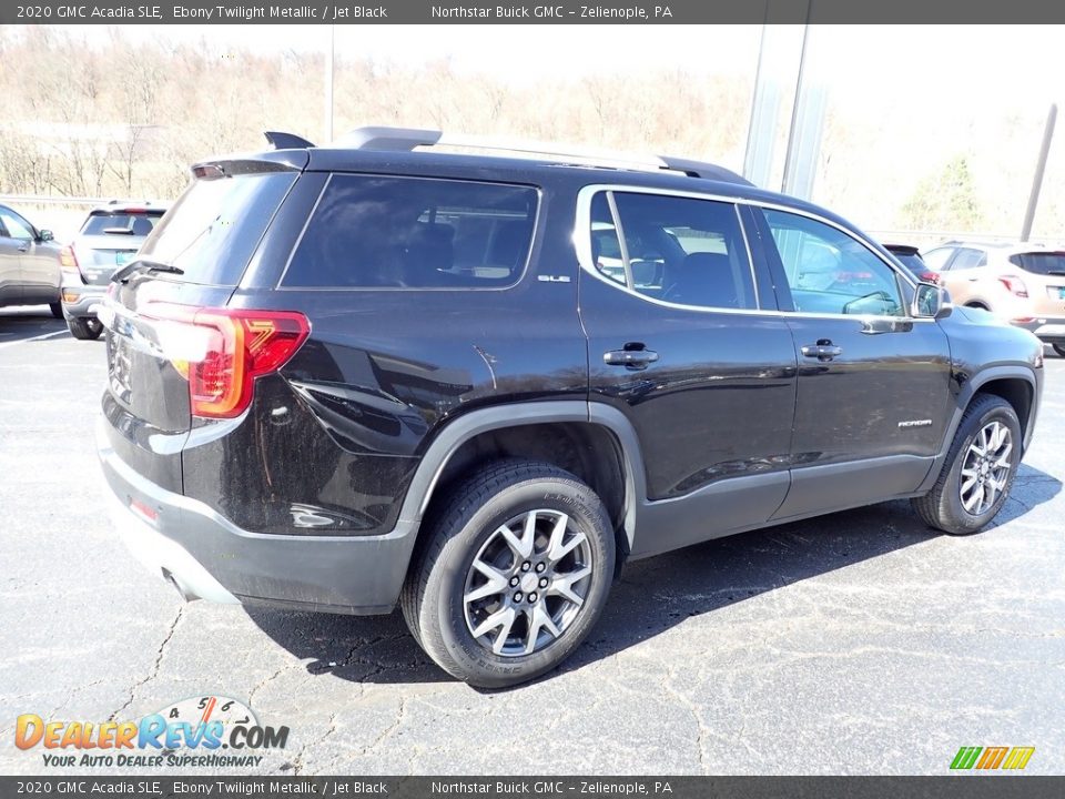 2020 GMC Acadia SLE Ebony Twilight Metallic / Jet Black Photo #7