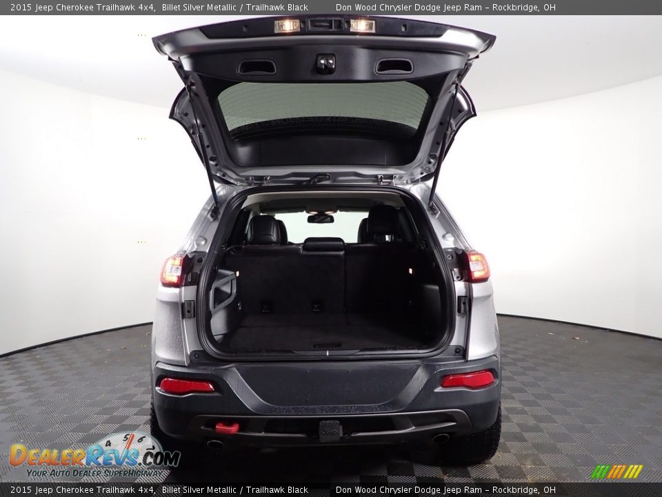 2015 Jeep Cherokee Trailhawk 4x4 Billet Silver Metallic / Trailhawk Black Photo #9