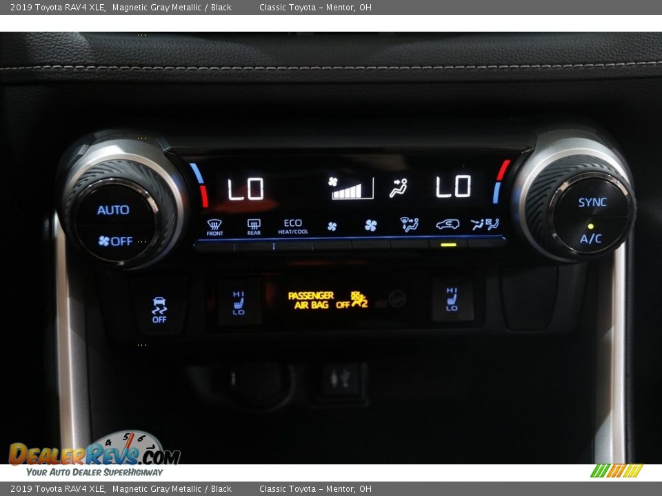 2019 Toyota RAV4 XLE Magnetic Gray Metallic / Black Photo #16