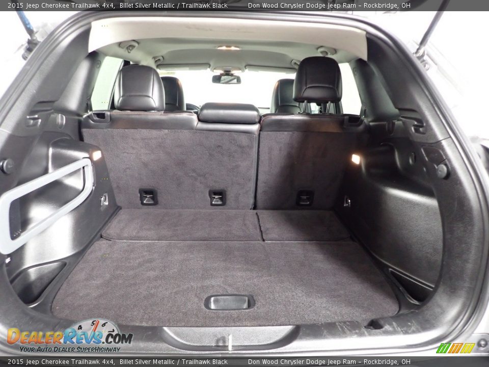 2015 Jeep Cherokee Trailhawk 4x4 Billet Silver Metallic / Trailhawk Black Photo #10