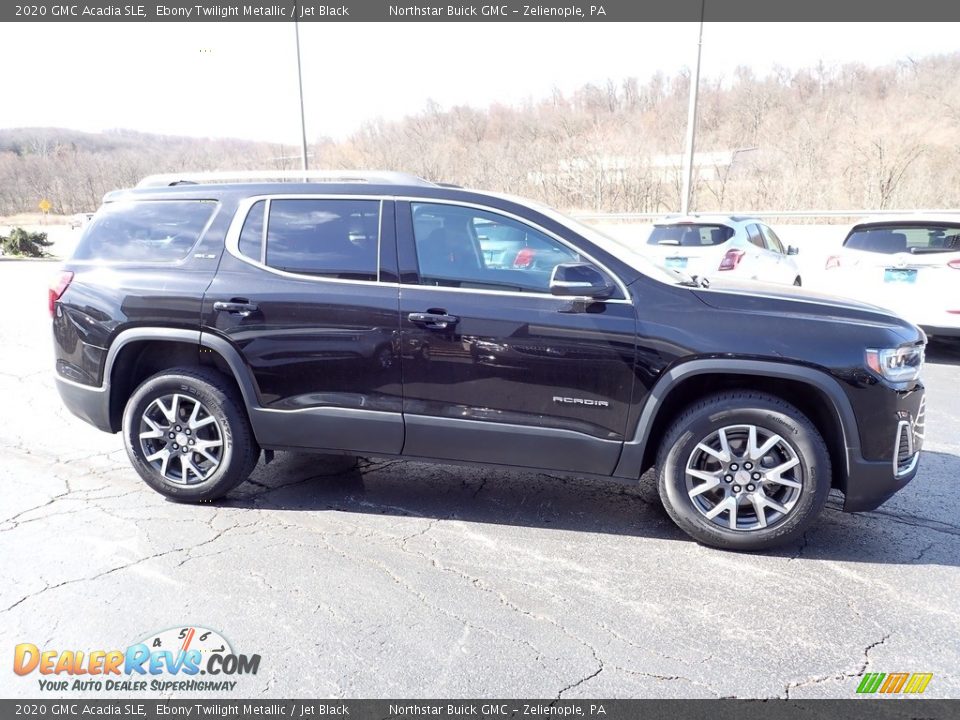 2020 GMC Acadia SLE Ebony Twilight Metallic / Jet Black Photo #8