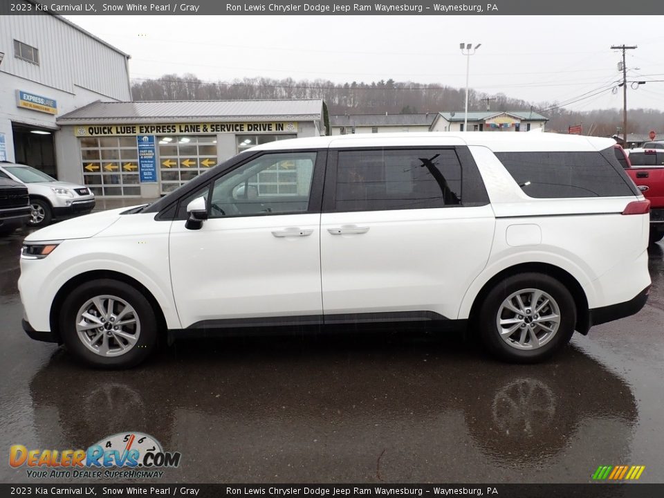 2023 Kia Carnival LX Snow White Pearl / Gray Photo #2