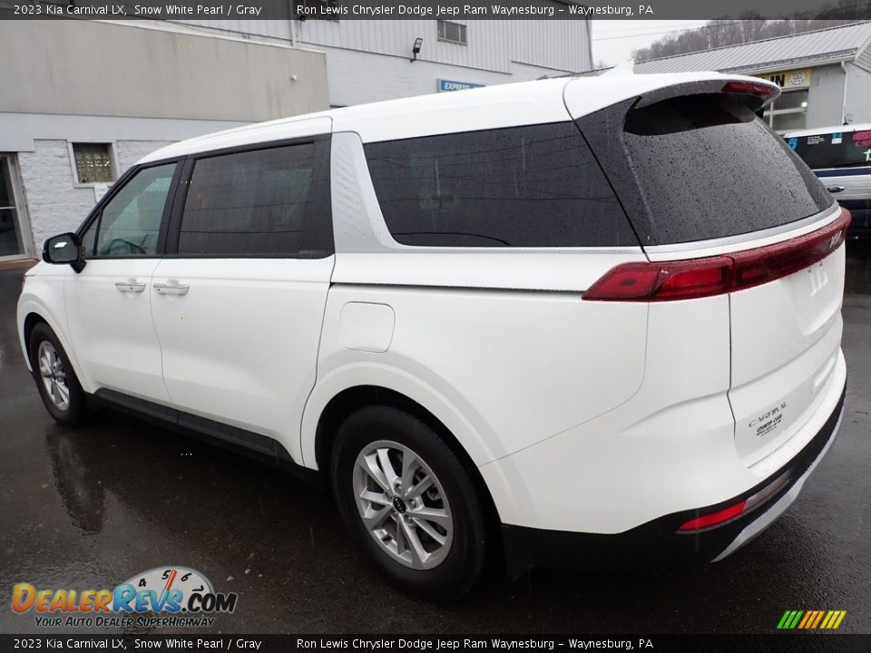 2023 Kia Carnival LX Snow White Pearl / Gray Photo #3