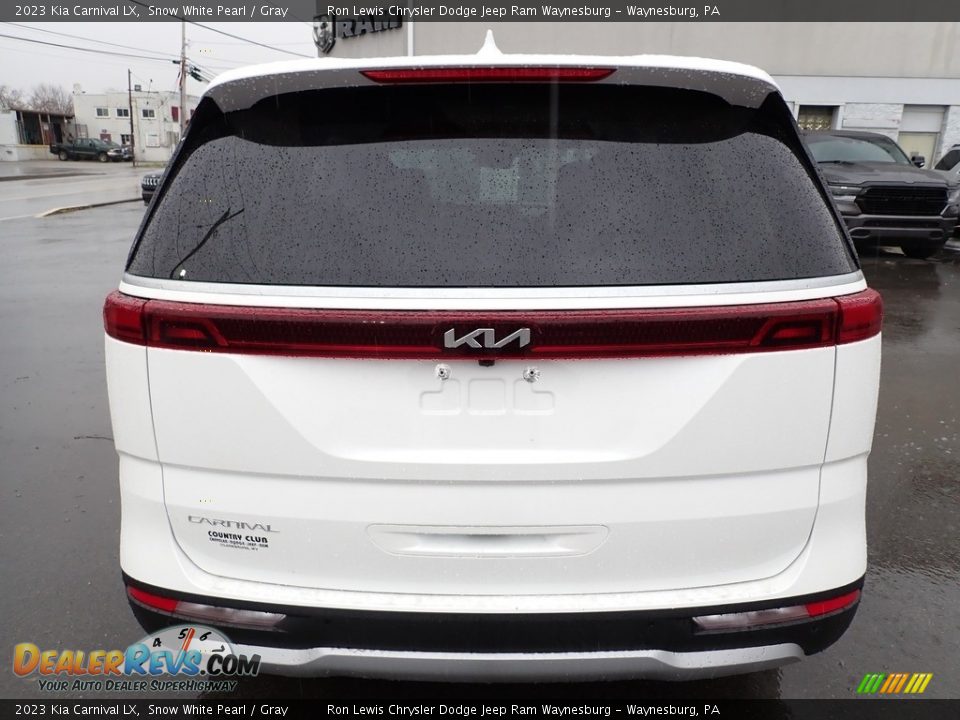 2023 Kia Carnival LX Snow White Pearl / Gray Photo #4