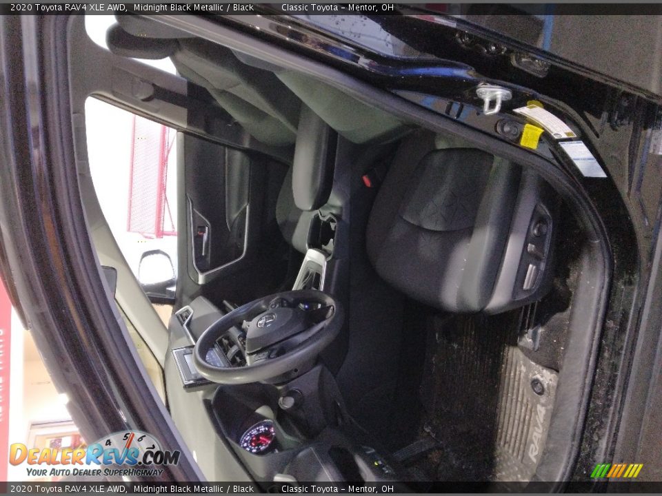 2020 Toyota RAV4 XLE AWD Midnight Black Metallic / Black Photo #3