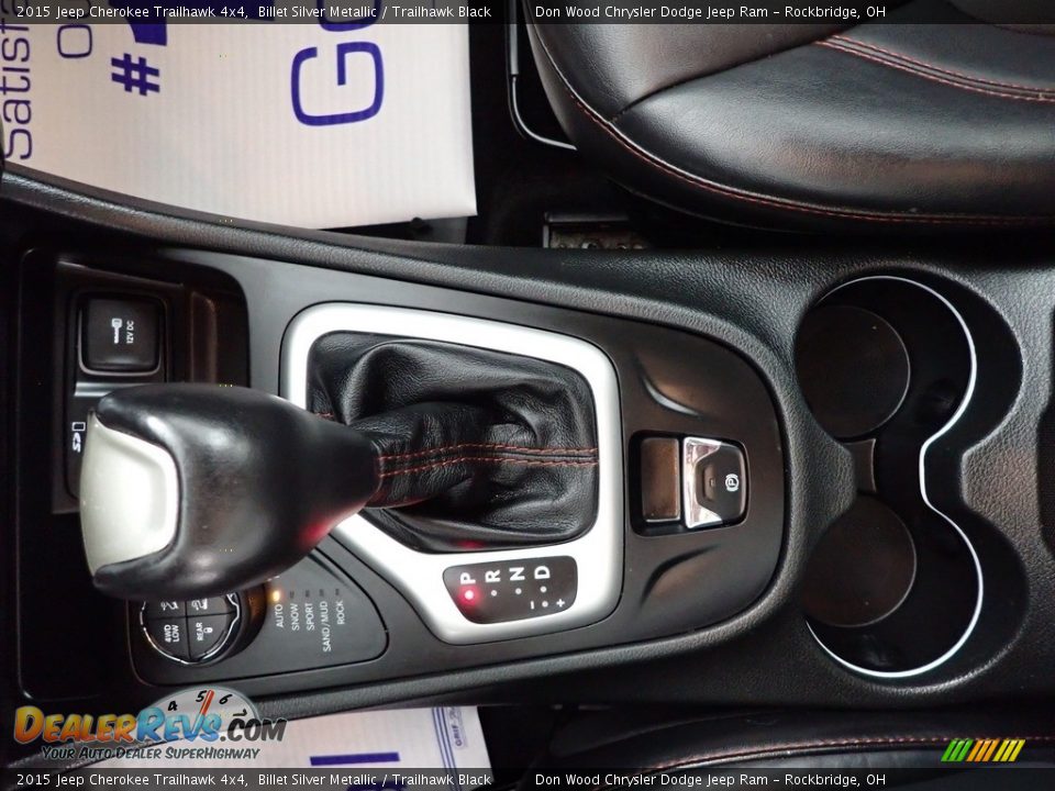 2015 Jeep Cherokee Trailhawk 4x4 Billet Silver Metallic / Trailhawk Black Photo #21