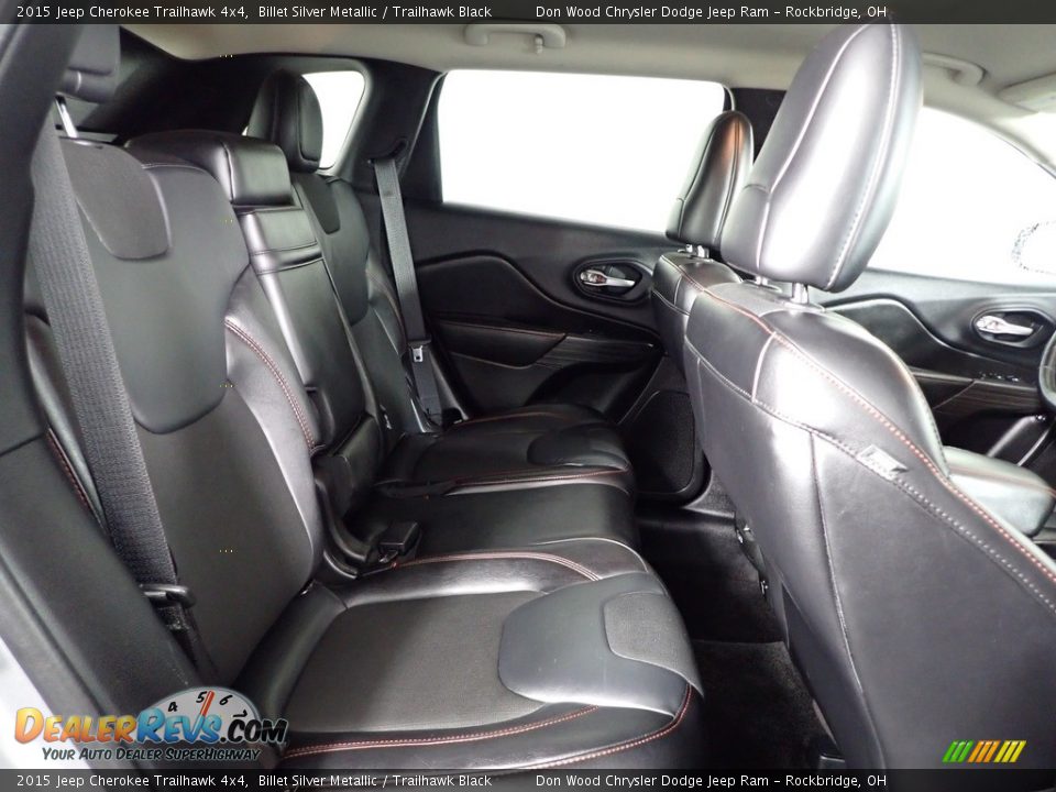 2015 Jeep Cherokee Trailhawk 4x4 Billet Silver Metallic / Trailhawk Black Photo #29