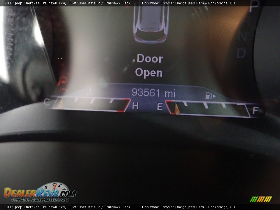 2015 Jeep Cherokee Trailhawk 4x4 Billet Silver Metallic / Trailhawk Black Photo #31