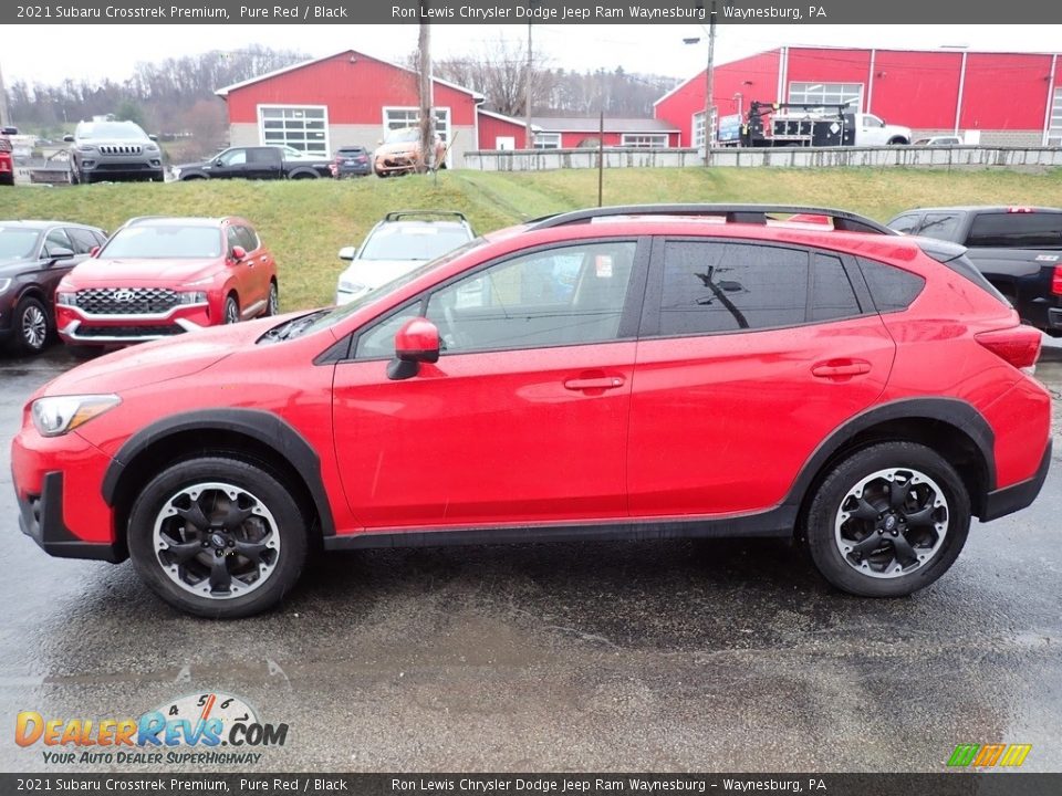 Pure Red 2021 Subaru Crosstrek Premium Photo #2