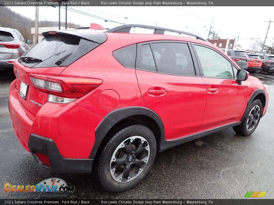 2021 Subaru Crosstrek Premium Pure Red / Black Photo #6