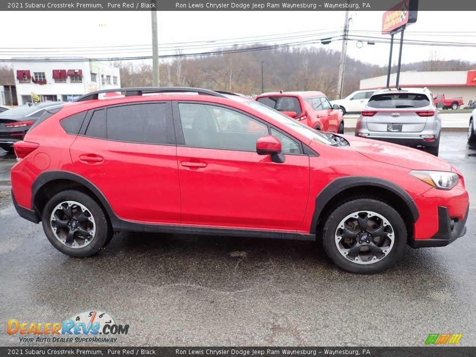 2021 Subaru Crosstrek Premium Pure Red / Black Photo #7