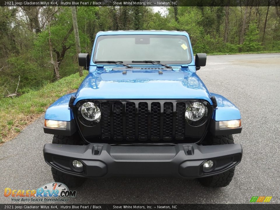 2021 Jeep Gladiator Willys 4x4 Hydro Blue Pearl / Black Photo #3