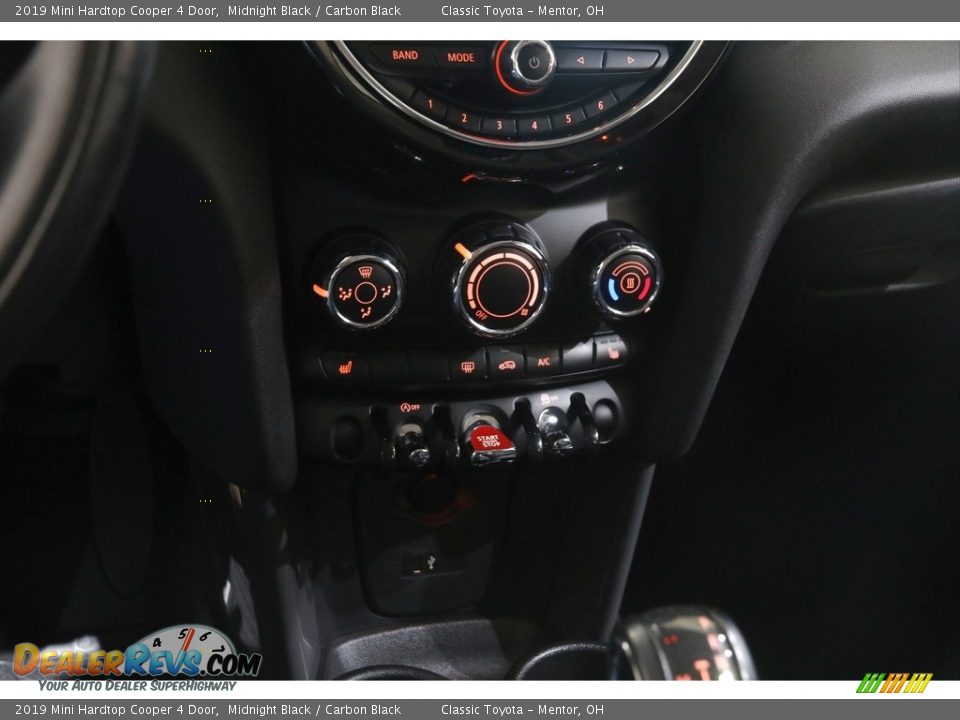 2019 Mini Hardtop Cooper 4 Door Midnight Black / Carbon Black Photo #13