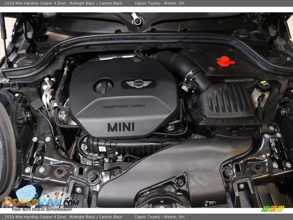 2019 Mini Hardtop Cooper 4 Door Midnight Black / Carbon Black Photo #19