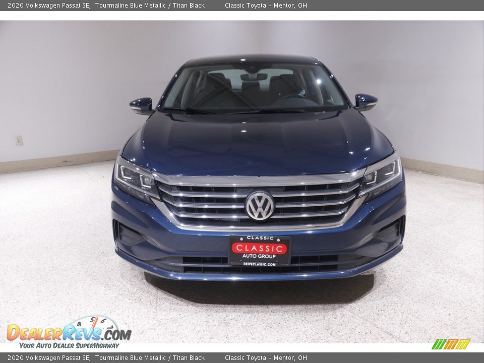 2020 Volkswagen Passat SE Tourmaline Blue Metallic / Titan Black Photo #2