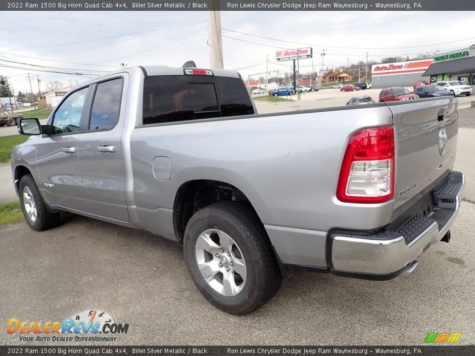 2022 Ram 1500 Big Horn Quad Cab 4x4 Billet Silver Metallic / Black Photo #2