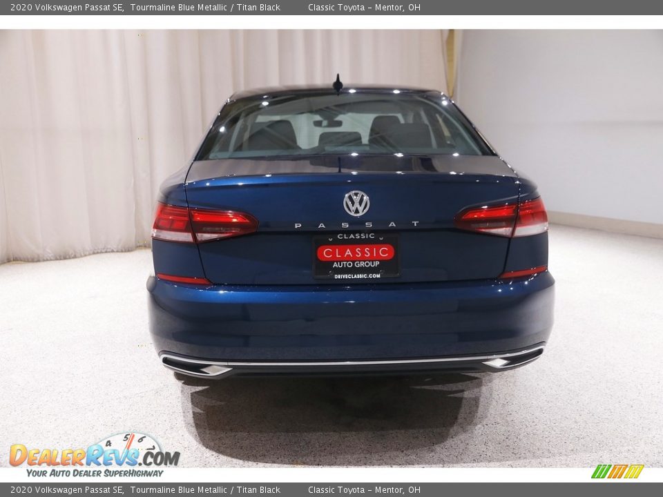 2020 Volkswagen Passat SE Tourmaline Blue Metallic / Titan Black Photo #17