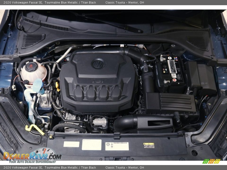 2020 Volkswagen Passat SE Tourmaline Blue Metallic / Titan Black Photo #18
