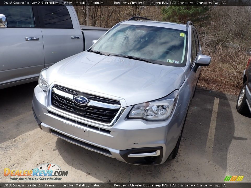 2018 Subaru Forester 2.5i Premium Ice Silver Metallic / Platinum Photo #2