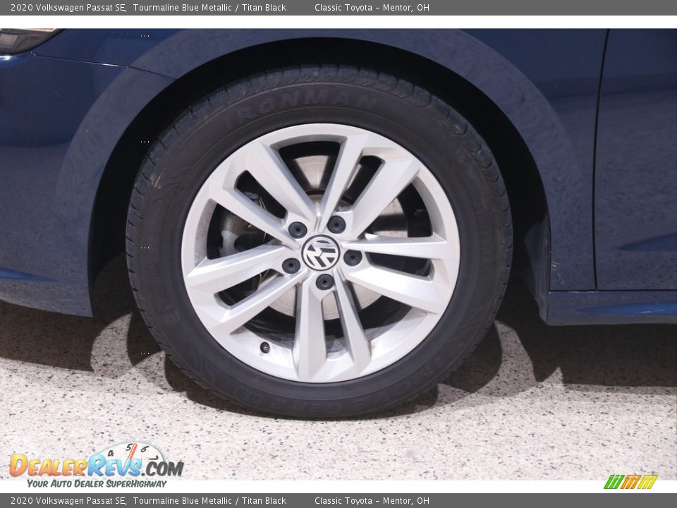 2020 Volkswagen Passat SE Tourmaline Blue Metallic / Titan Black Photo #19