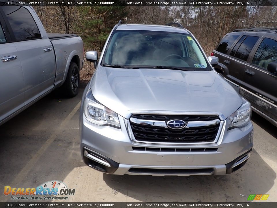2018 Subaru Forester 2.5i Premium Ice Silver Metallic / Platinum Photo #3