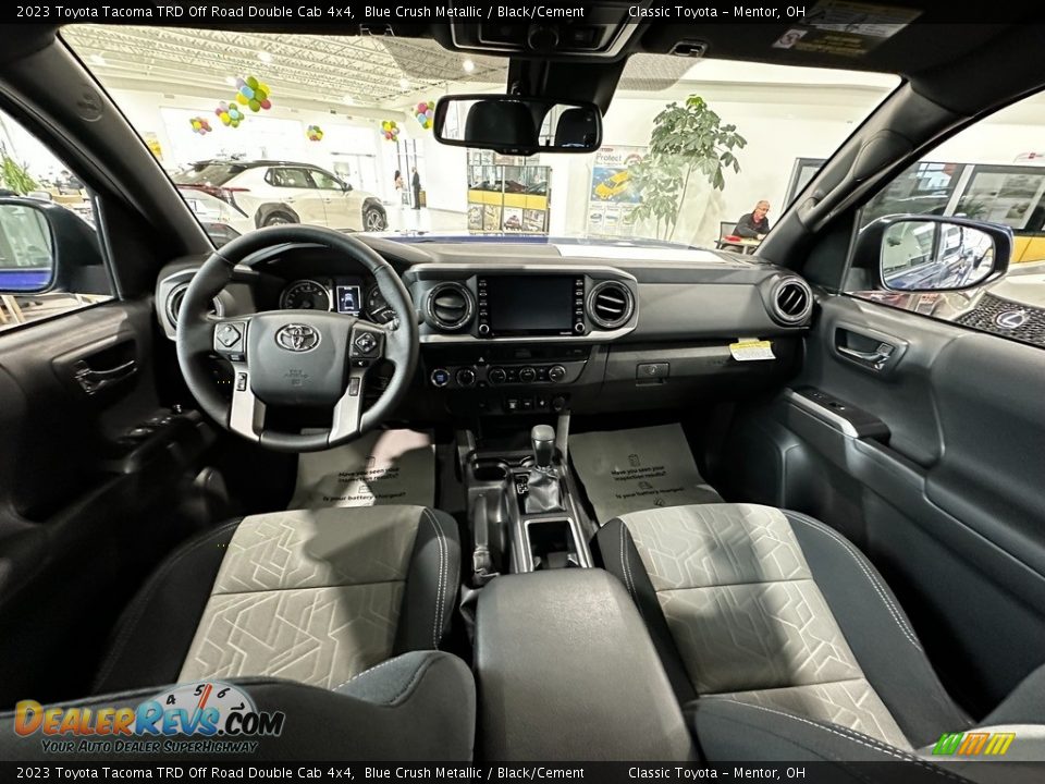 2023 Toyota Tacoma TRD Off Road Double Cab 4x4 Blue Crush Metallic / Black/Cement Photo #1