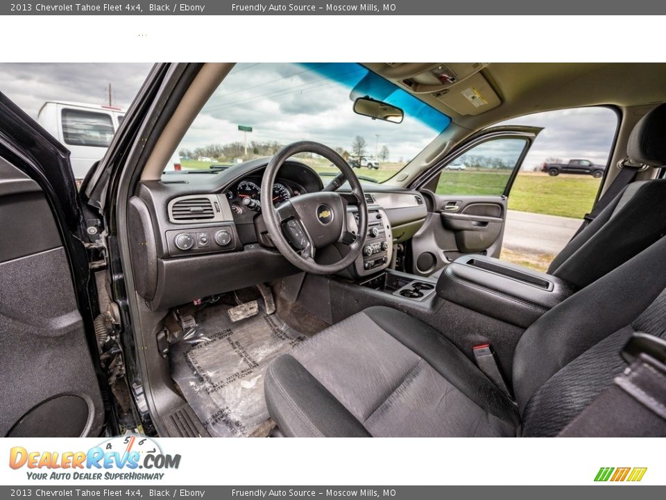 Ebony Interior - 2013 Chevrolet Tahoe Fleet 4x4 Photo #19