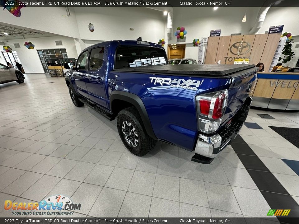 2023 Toyota Tacoma TRD Off Road Double Cab 4x4 Blue Crush Metallic / Black/Cement Photo #2