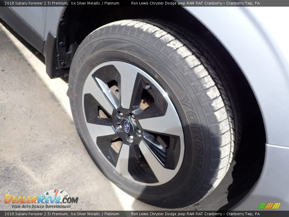 2018 Subaru Forester 2.5i Premium Ice Silver Metallic / Platinum Photo #5