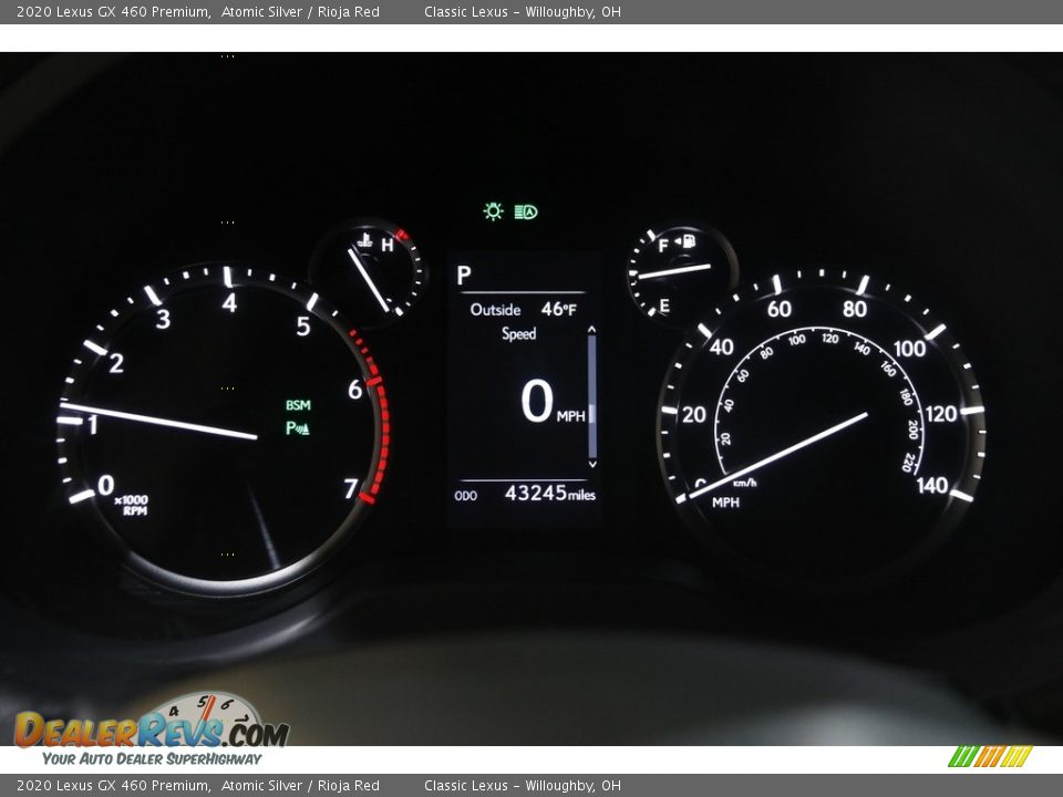 2020 Lexus GX 460 Premium Gauges Photo #8